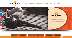 Desktop Screenshot of dharmayogarubi.com